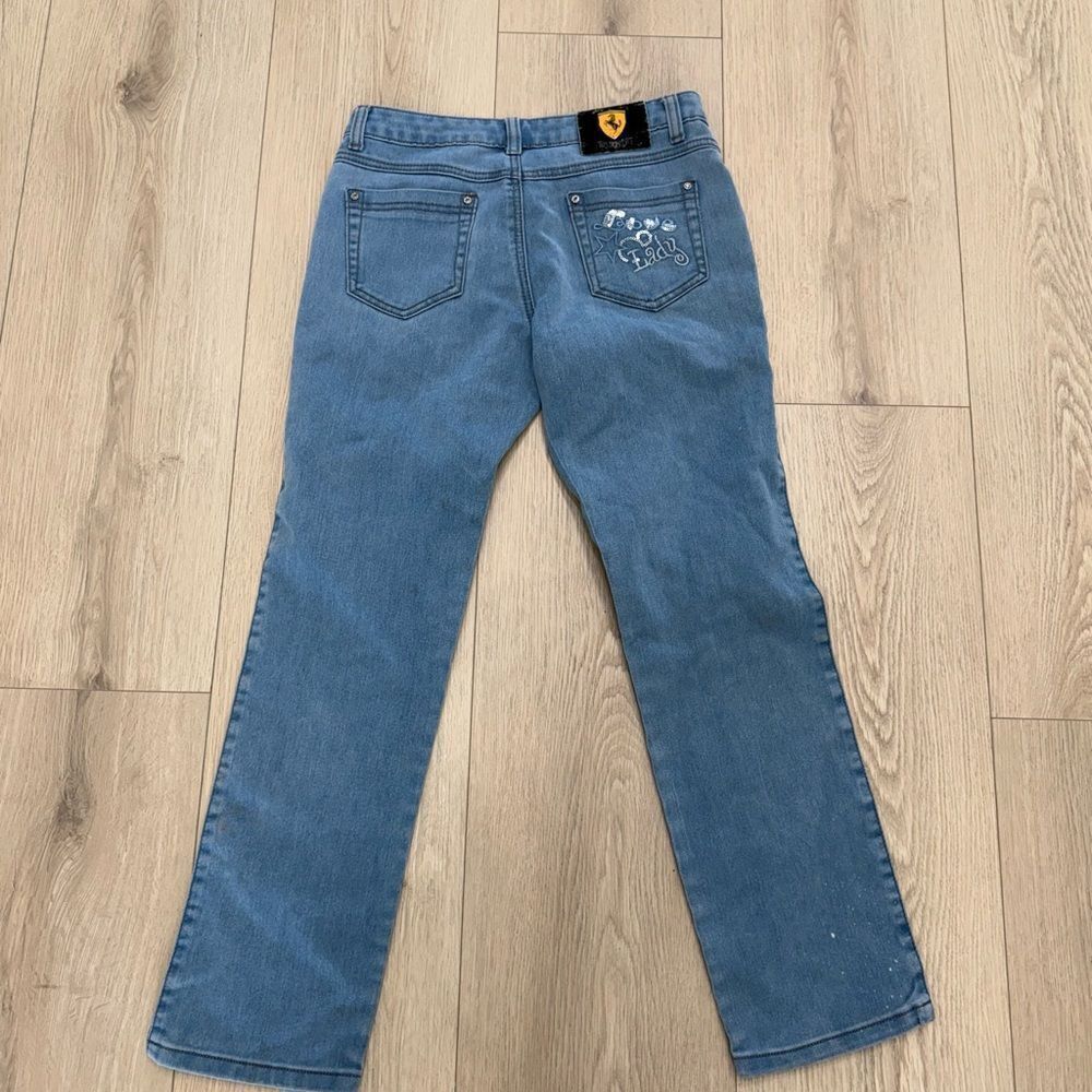 Ferrari small women’s jeans blue pants - Picture 6 of 7